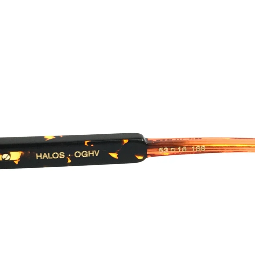 Etnia Barcelona Eyeglasses Frames HALOS OGHV Orange Havana Tortoise 53-16-138